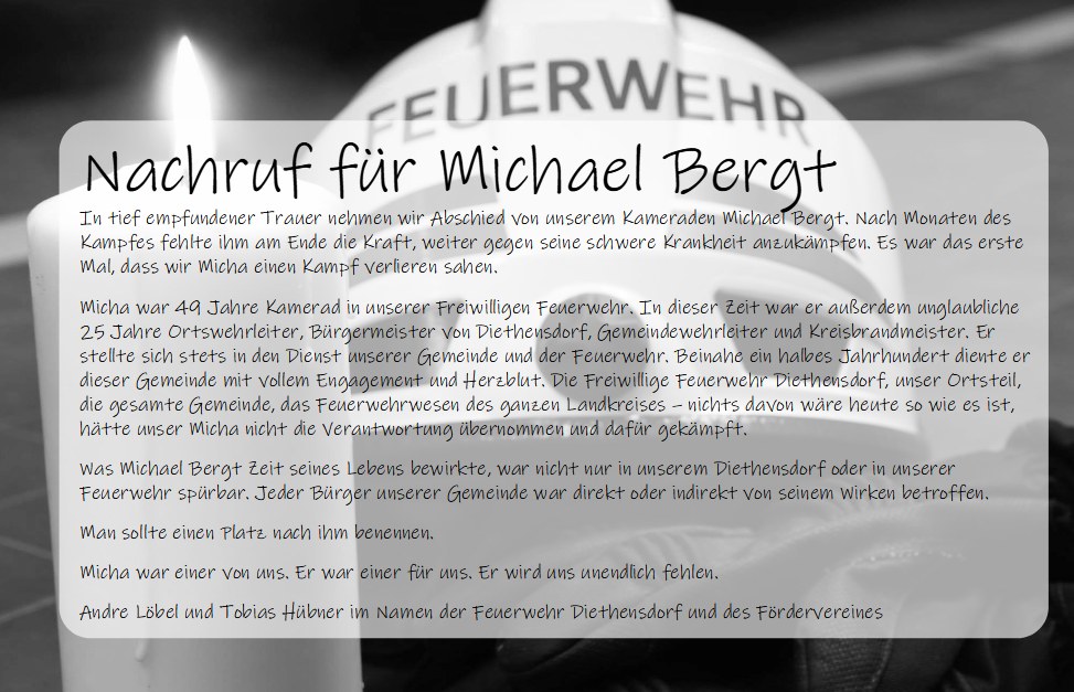 Förderverein der Freiwilligen Feuerwehr Diethensdorf